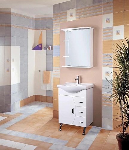 Зеркальный шкаф Onika ЛУНА 60.01 правый 206014 Зеркальный шкаф Onika ЛУНА 60.01 правый 206014