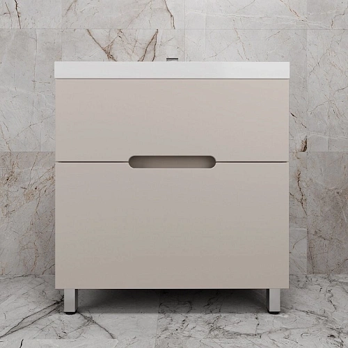 Тумба под раковину Style Line Матис 80 см ЛС-00002437 напольная, крем Тумба под раковину Style Line Матис 80 см ЛС-00002437 напольная, крем