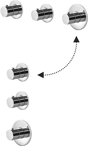 Смеситель для ванны Paffoni Modular Box MDE018CR Смеситель для ванны Paffoni Modular Box MDE018CR