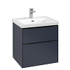 Картинка анонса товара «тумба под раковину villeroy &amp; boch subway 3.0 marine blue / marine blue c57801vq»