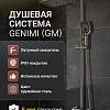 Душевая система Esbano GEMINI (ESDSGEMI-DSGM) оружейная сталь 1670x489x190 Душевая система Esbano GEMINI (ESDSGEMI-DSGM) оружейная сталь 1670x489x190