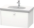 Тумба под раковину Duravit Brioso BR404601818 подвесная 82 см белая Тумба под раковину Duravit Brioso BR404601818 подвесная 82 см белая