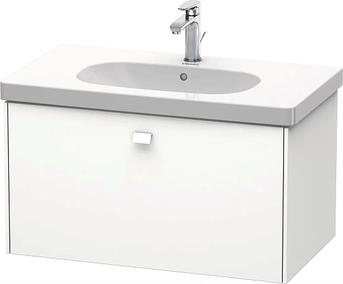 Тумба под раковину Duravit Brioso BR404601818 подвесная 82 см белая Тумба под раковину Duravit Brioso BR404601818 подвесная 82 см белая