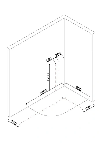 Душевая кабина Taliente 120x80x215см правая, тонированное стекло TA-12080G(R) Душевая кабина Taliente 120x80x215см правая, тонированное стекло TA-12080G(R)