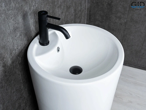 Раковина Gid Nb135 81102 напольная белая 46x46x86 Раковина Gid Nb135 81102 напольная белая 46x46x86