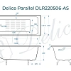 Ванна чугунная Delice Parallel 1800х800 без ручек с антискользящим покрытием DLR220506-AS Ванна чугунная Delice Parallel 1800х800 без ручек с антискользящим покрытием DLR220506-AS