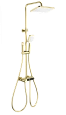 Душевая система Wonzon & Woghand с термостатом, брашированное золото (WW-B3112-BG) Душевая система Wonzon & Woghand с термостатом, брашированное золото (WW-B3112-BG)