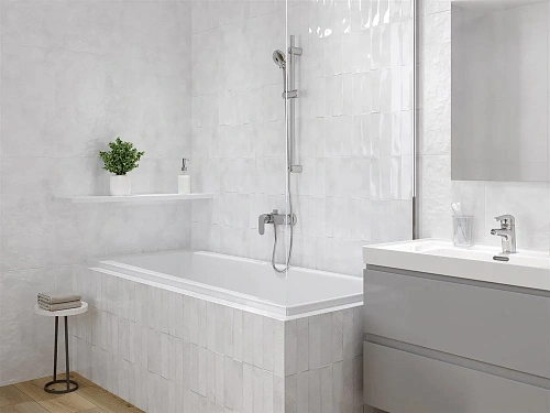 Плитка керамическая Cersanit Carly кирпичи светло-серый рельеф 29,8x59,8 CSL523 Плитка керамическая Cersanit Carly кирпичи светло-серый рельеф 29,8x59,8 CSL523