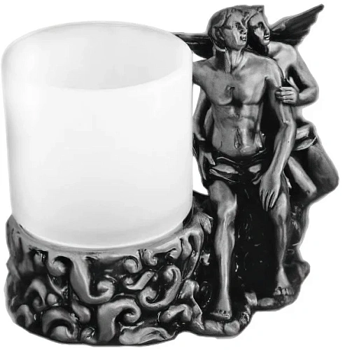 Стакан Art&Max Romantic (AM-B-0081D-T) серебро (настольный) Стакан Art&Max Romantic (AM-B-0081D-T) серебро (настольный)