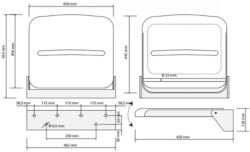 Сиденье для душа Bemeta 347125011 Сиденье для душа Bemeta 347125011