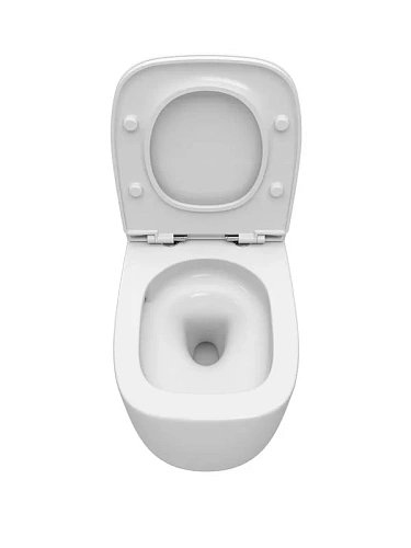 Унитаз подвесной CEZARES COMFORT CZR-380-TH-TOR/SC безободковый с сиденьем Унитаз подвесной CEZARES COMFORT CZR-380-TH-TOR/SC безободковый с сиденьем