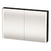 Картинка анонса товара «зеркальный шкаф duravit xsquare xs711404040 с подсветкой 120 см черный глянцевый»