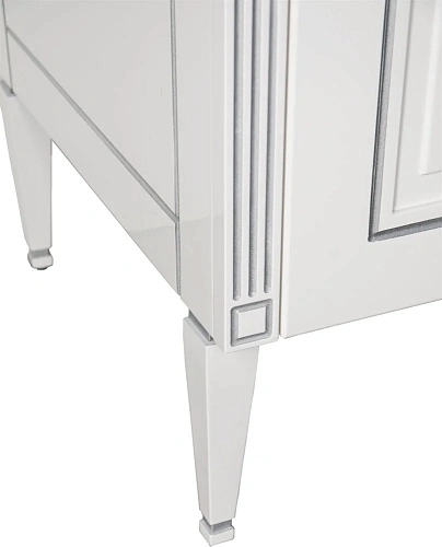 Тумба под раковину Aquanet Паола 120 белый/серебро 00181763 Тумба под раковину Aquanet Паола 120 белый/серебро 00181763