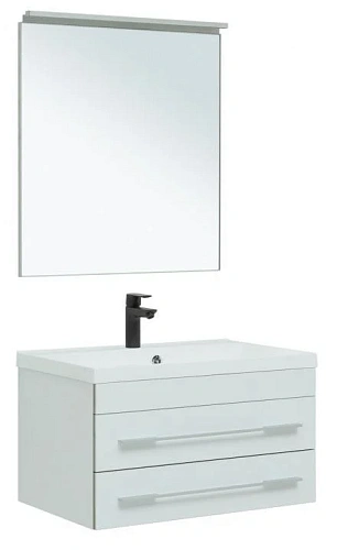 Комплект мебели Aquanet Верона 75 белый матовый 00287637 Комплект мебели Aquanet Верона 75 белый матовый 00287637