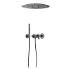 Душевая система Timo Saona SX-2358/18SM встраиваемая с термостатом черное золото