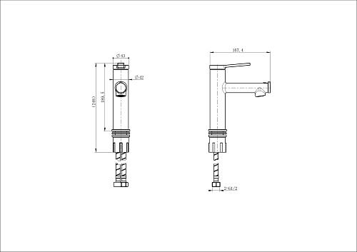 Смеситель для раковины Wonzon & Woghand хром (WW-H1017-CR) Смеситель для раковины Wonzon & Woghand хром (WW-H1017-CR)