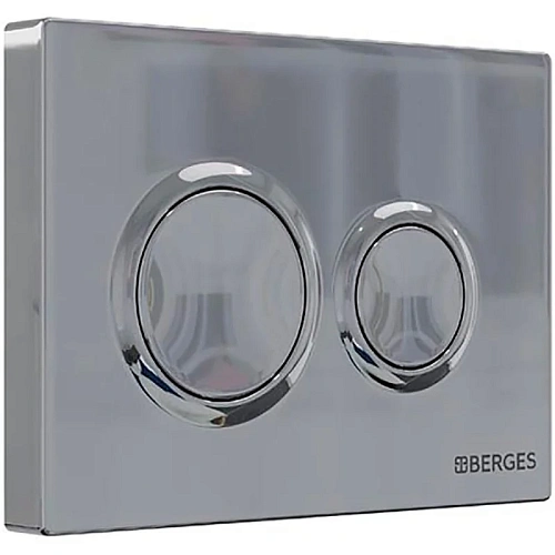 Инсталляция для унитаза BERGES NOVUM кнопка O3 хром глянец 040263 Инсталляция для унитаза BERGES NOVUM кнопка O3 хром глянец 040263