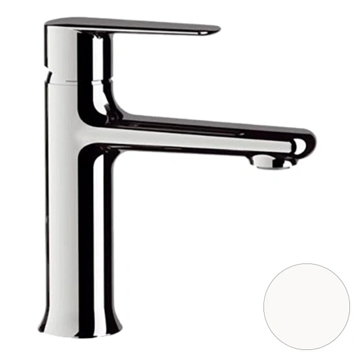 Смеситель для раковины Remer Vanity V12BO, белый матовый Смеситель для раковины Remer Vanity V12BO, белый матовый