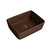 Раковина GROSSMAN Color GR-3016BRM (480x370x130) коричневая матовая