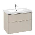 Тумба под раковину Villeroy & Boch Subway 3.0 с подсветкой Cashmere Grey / Cashmere Grey C574L2VN Тумба под раковину Villeroy & Boch Subway 3.0 с подсветкой Cashmere Grey / Cashmere Grey C574L2VN
