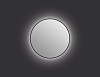 Картинка анонса товара «зеркало cersanit eclipse (a64146) 60x60 с подсветкой круглое в черной рамке 64146»