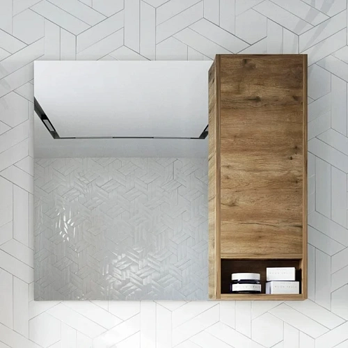 Комплект мебели STWORKI Карлстад 90 дуб рустикальный, роверелла, с отверстием для смесителя в столеш 427908 Комплект мебели STWORKI Карлстад 90 дуб рустикальный, роверелла, с отверстием для смесителя в столеш 427908