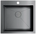 Кухонная мойка Omoikiri Akisame 51-GM нерж.сталь/вороненая сталь 4973440 Кухонная мойка Omoikiri Akisame 51-GM нерж.сталь/вороненая сталь 4973440
