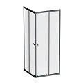 Душевой уголок AM.PM Sunny W87G-403-8080-BТ 80x80 черный, стекло прозрачное Душевой уголок AM.PM Sunny W87G-403-8080-BТ 80x80 черный, стекло прозрачное