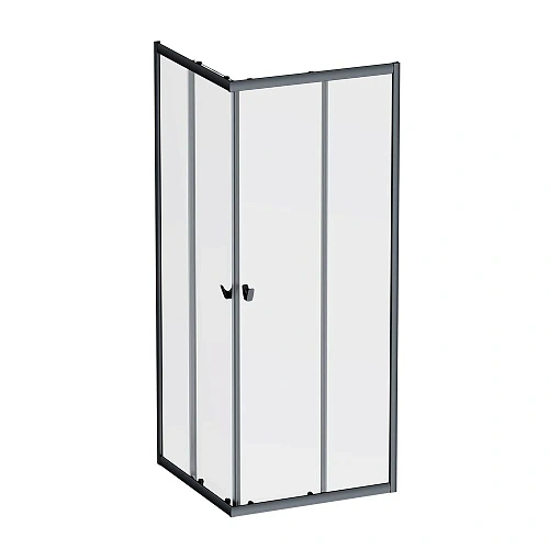 Душевой уголок AM.PM Sunny W87G-403-8080-BТ 80x80 черный, стекло прозрачное Душевой уголок AM.PM Sunny W87G-403-8080-BТ 80x80 черный, стекло прозрачное