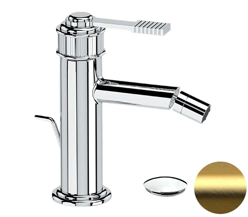 Смеситель для биде Remer Atelier AL20BG, золото брашированное Смеситель для биде Remer Atelier AL20BG, золото брашированное