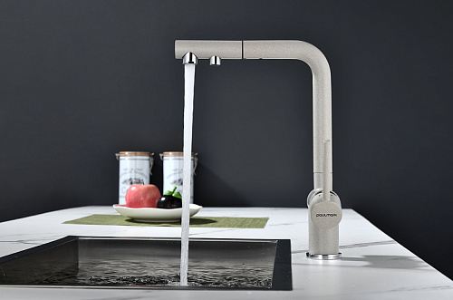 Смеситель для кухни Paulmark SERPENTINE бежевый Se213222-BE Смеситель для кухни Paulmark SERPENTINE бежевый Se213222-BE