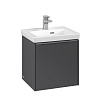 Картинка анонса товара «тумба под раковину villeroy &amp; boch subway 3.0 graphite / graphite c58100vr»