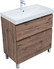 Тумба с раковиной Aquanet Алвита new 80 00345690 напольная дуб веллингтон табак