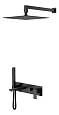 Душевая система Boheme Qubic Matt Black 474-B Душевая система Boheme Qubic Matt Black 474-B