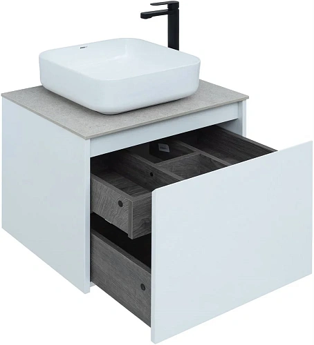 Тумба под раковину Aquanet Nova Lite 60 белый (1 ящик) 00242574 Тумба под раковину Aquanet Nova Lite 60 белый (1 ящик) 00242574