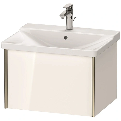 Тумба под раковину Duravit XVIU XV40150B122 подвесная 61 см белая/шампань Тумба под раковину Duravit XVIU XV40150B122 подвесная 61 см белая/шампань