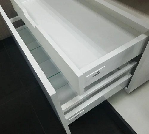 Столешница STWORKI Ольборг 60 дуб французский, без отверстий, с тумбой 80, с раковиной STWORKI Soul 488968 Столешница STWORKI Ольборг 60 дуб французский, без отверстий, с тумбой 80, с раковиной STWORKI Soul 488968