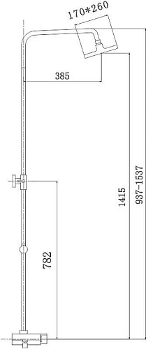Душевая система Haiba HB2419 Душевая система Haiba HB2419