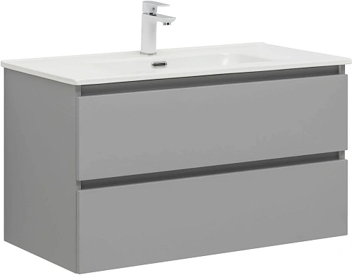 Тумба под раковину Aquanet Вега 2.0 90 мисти грин 00337962 подвесная Тумба под раковину Aquanet Вега 2.0 90 мисти грин 00337962 подвесная