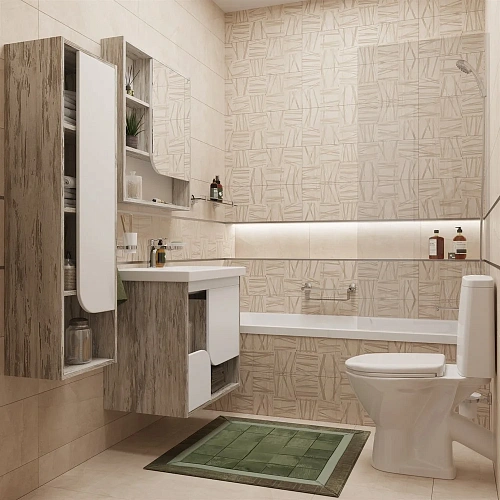 Тумба с раковиной DIWO Самара 70 дуб скандинавский, подвесная , с накладной раковиной , под дерево 4 462075 Тумба с раковиной DIWO Самара 70 дуб скандинавский, подвесная , с накладной раковиной , под дерево 4 462075