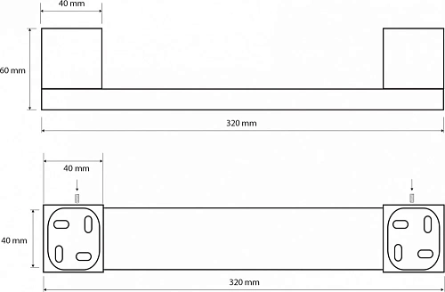 Поручень Bemeta 135007072 Поручень Bemeta 135007072