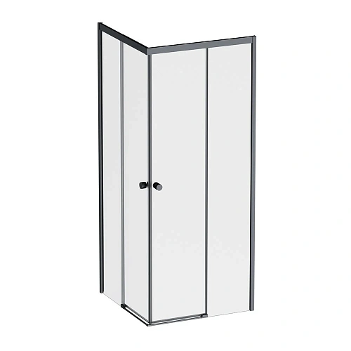 Душевой уголок AM.PM X-joy W94G-403-8080-BТ1К 80x80 черный матовый, стекло прозрачное Душевой уголок AM.PM X-joy W94G-403-8080-BТ1К 80x80 черный матовый, стекло прозрачное