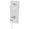 Смеситель для душа Remer Metrica MC92WBBO, белый матовый