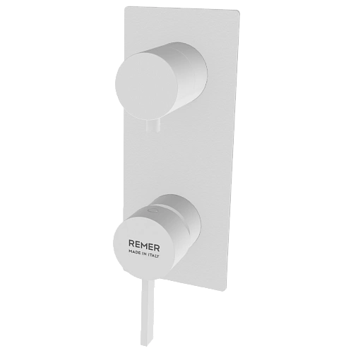 Смеситель для душа Remer Metrica MC92WBBO, белый матовый Смеситель для душа Remer Metrica MC92WBBO, белый матовый