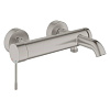 Картинка анонса товара «смеситель для ванны grohe essence new (33624dc1) суперсталь»