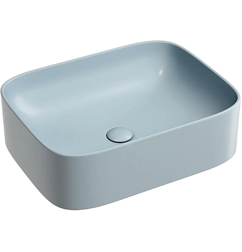 Раковина Ceramica Nova ELEMENT CN6052MHL серо-голубой матовый накладная Раковина Ceramica Nova ELEMENT CN6052MHL серо-голубой матовый накладная