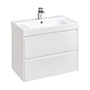 Тумба под раковину Roca Ona 800 белый матовый 2 ящика A857630509