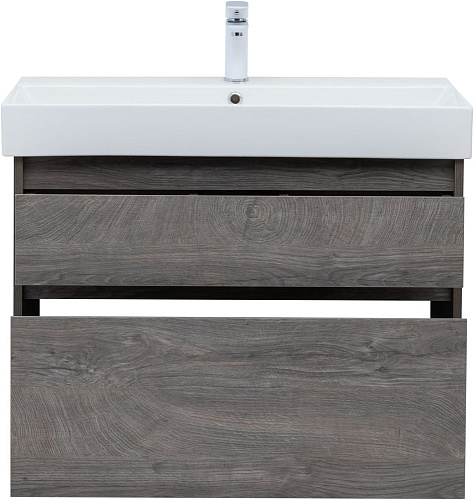 Тумба под раковину Aquanet Nova Lite 85 дуб рошелье, 2 ящика 00249937 Тумба под раковину Aquanet Nova Lite 85 дуб рошелье, 2 ящика 00249937