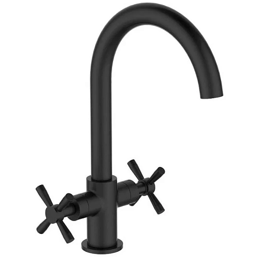 Комплект смесителей Orange Mia M34-381b черный Комплект смесителей Orange Mia M34-381b черный