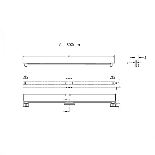 Душевой лоток BERGES SUPER Slim 600 нержавеющая сталь, решетка золото глянец, S-сифон D50 боковой 092152 Душевой лоток BERGES SUPER Slim 600 нержавеющая сталь, решетка золото глянец, S-сифон D50 боковой 092152